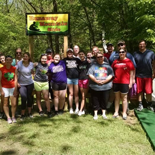 Camp-Zipline Camp kids zipline