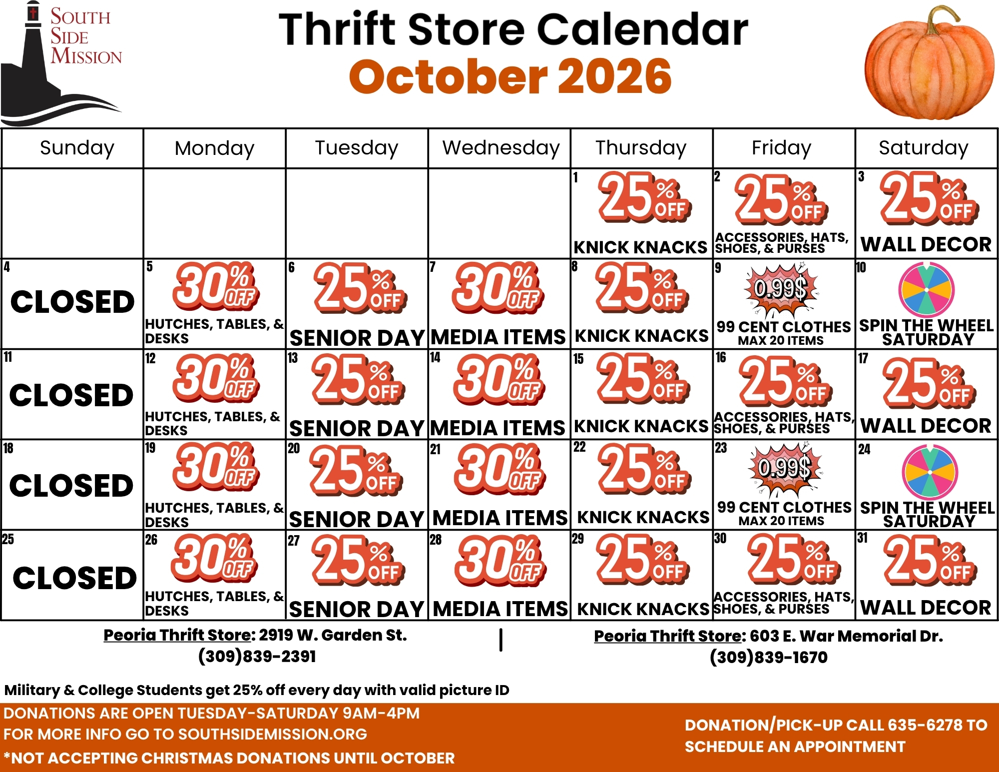 Garden Garden Thrift Store Sales